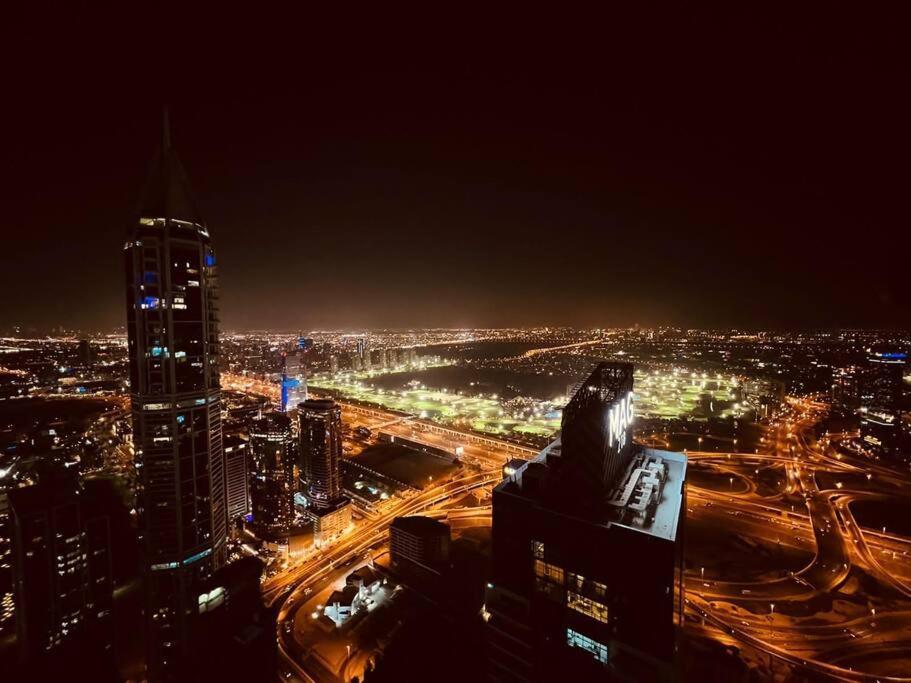 High Floor With City Skyline & Burj Khalifa View 3 Bedroom Unit Marina Dubaj Exteriér fotografie