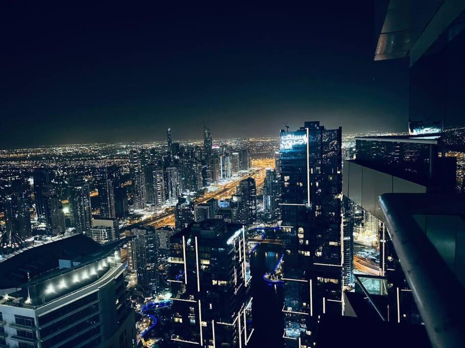 High Floor With City Skyline & Burj Khalifa View 3 Bedroom Unit Marina Dubaj Exteriér fotografie