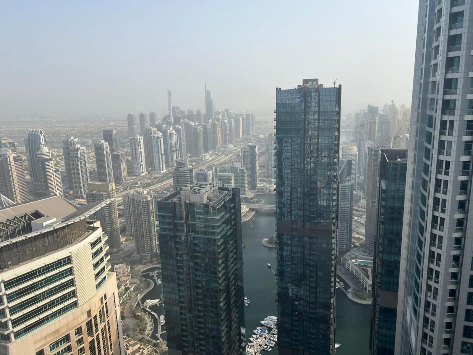 High Floor With City Skyline & Burj Khalifa View 3 Bedroom Unit Marina Dubaj Exteriér fotografie