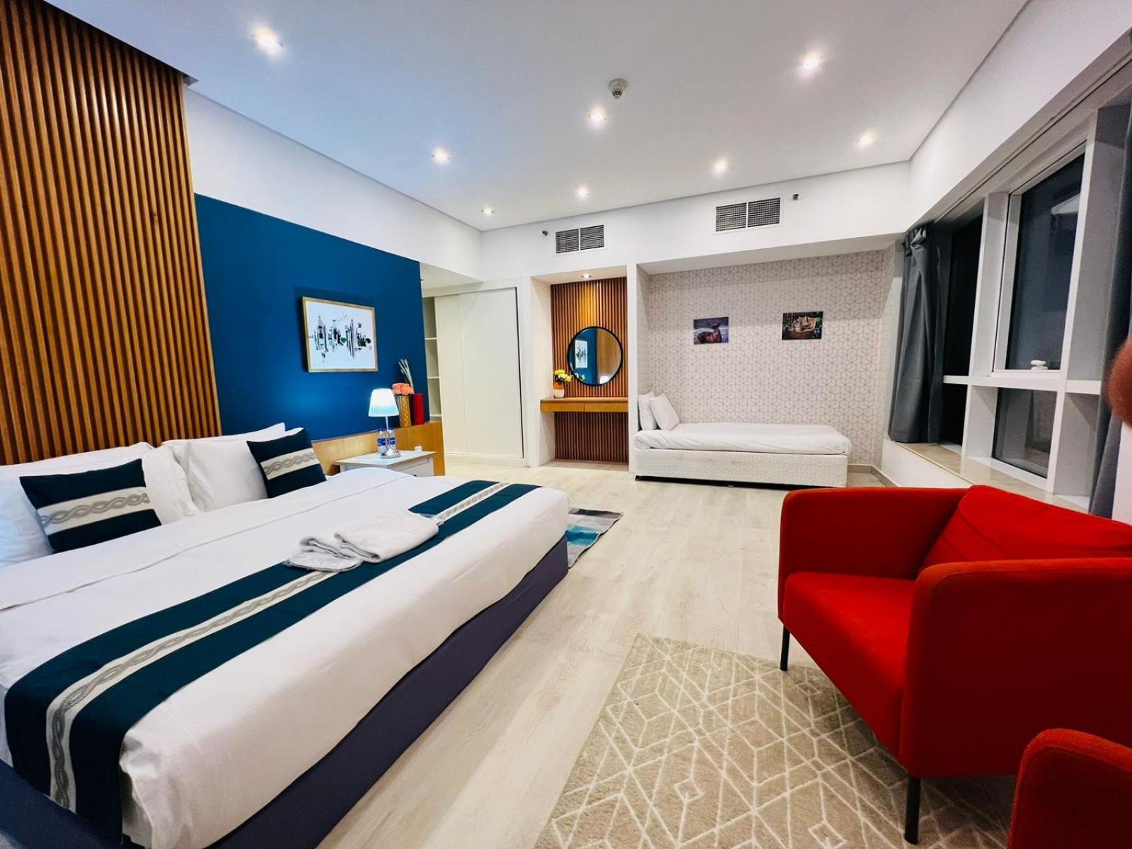 High Floor With City Skyline & Burj Khalifa View 3 Bedroom Unit Marina Dubaj Exteriér fotografie