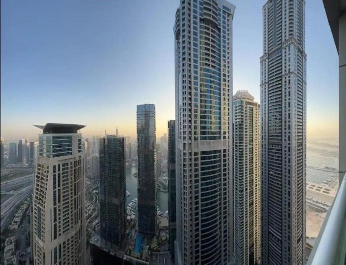 High Floor With City Skyline & Burj Khalifa View 3 Bedroom Unit Marina Dubaj Exteriér fotografie